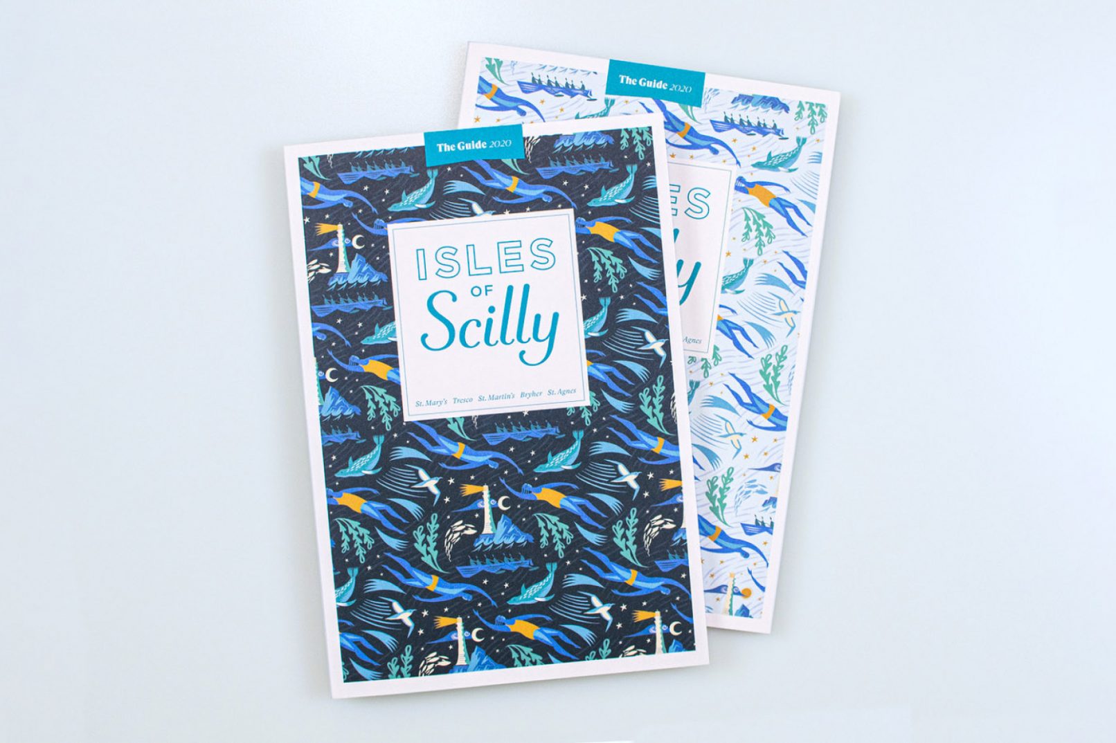 Feature image showing Isles Of Scilly Guide illustrated cover design by Jan Thompson and Nick Hayes