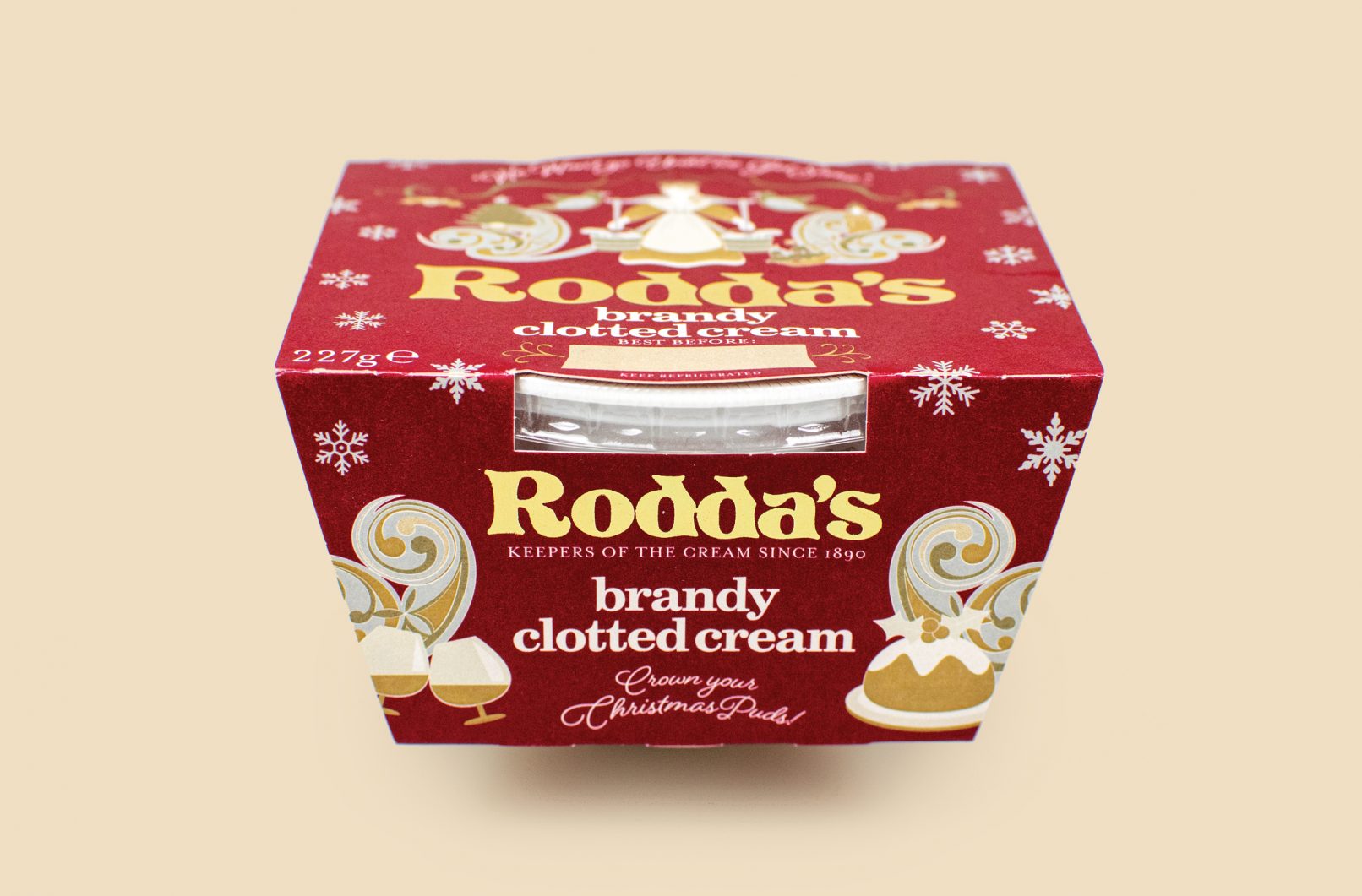 Feature image for Rodda's Cornish Brandy Clotted Cream packaging design